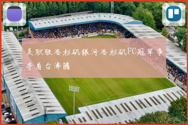 美职联洛杉矶银河洛杉矶FC冠军争夺看台沸腾